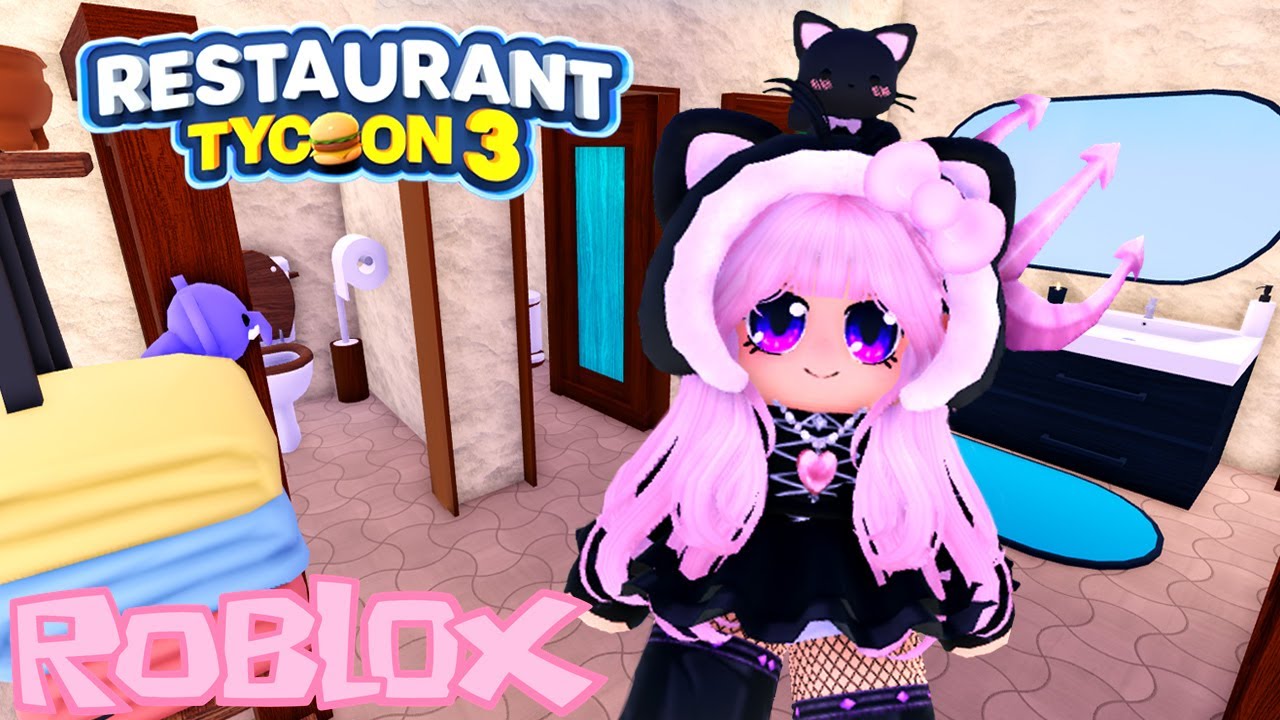 🍣 LOS BAÑOS DEL LOCAL🌸Restaurant Tycoon 3 Ep2