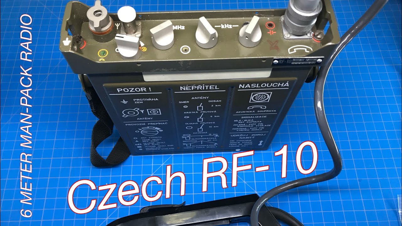 Czech RF-10 Military Radio (Unboxing)