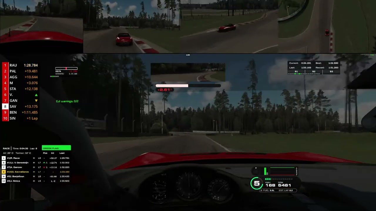 WSS Mazda MX5 cup Bikernieki race #1