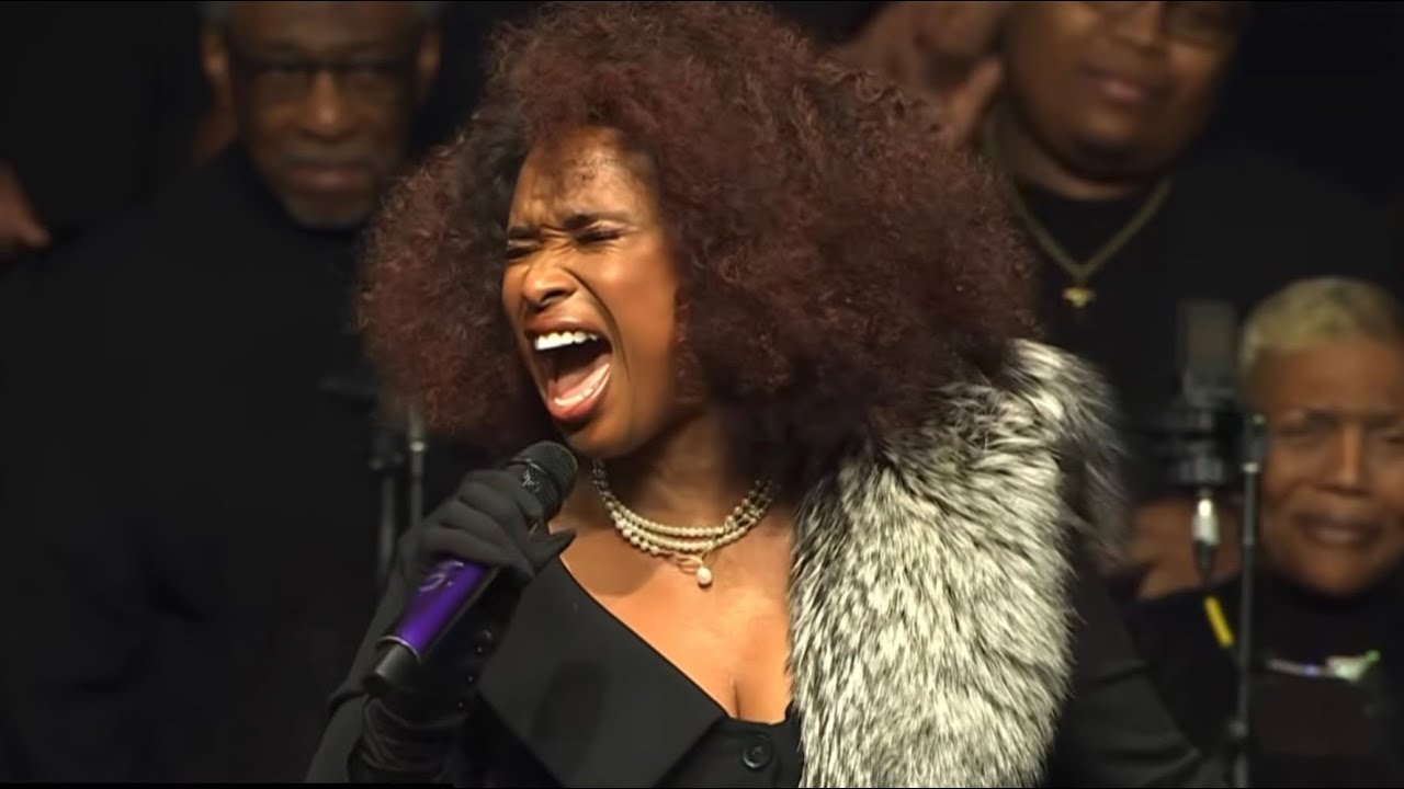 Jennifer Hudson performs “A Change is Gonna Come” at Rev. Jesse Jackson’s Celebration of Life