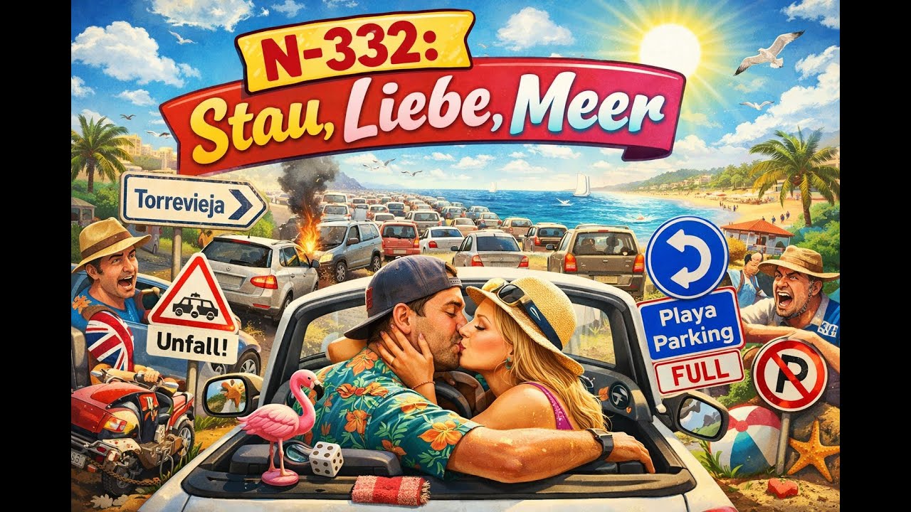 Stau auf der 332, aber Meer in Sicht – Costa Blanca Vibes | Lustiger Chill Song (Torrevieja N332)