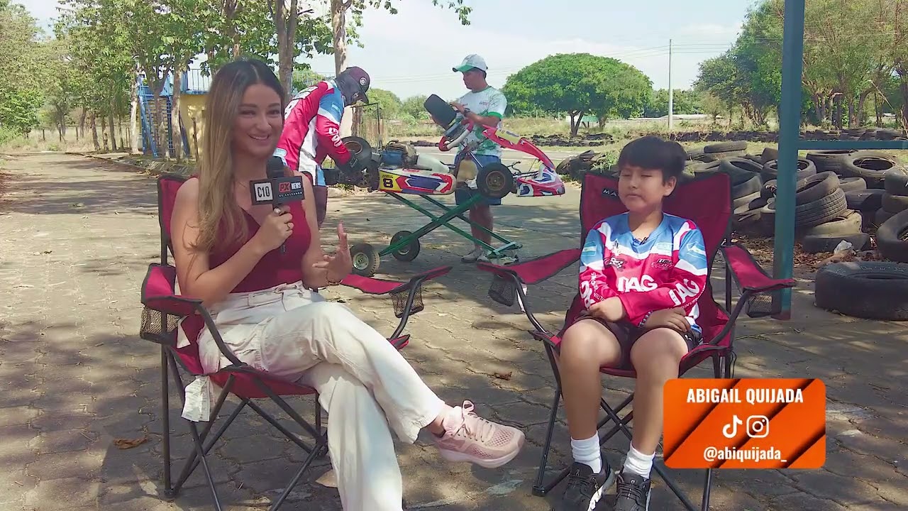 Conoce al piloto de karting salvadoreño Marco Azahar.