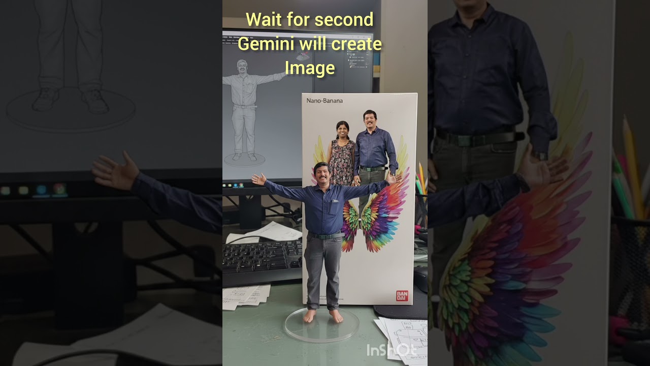 Trending 3d making How to make 3d of yourself #3d #gemini #ai #trending #viral #shorts #today