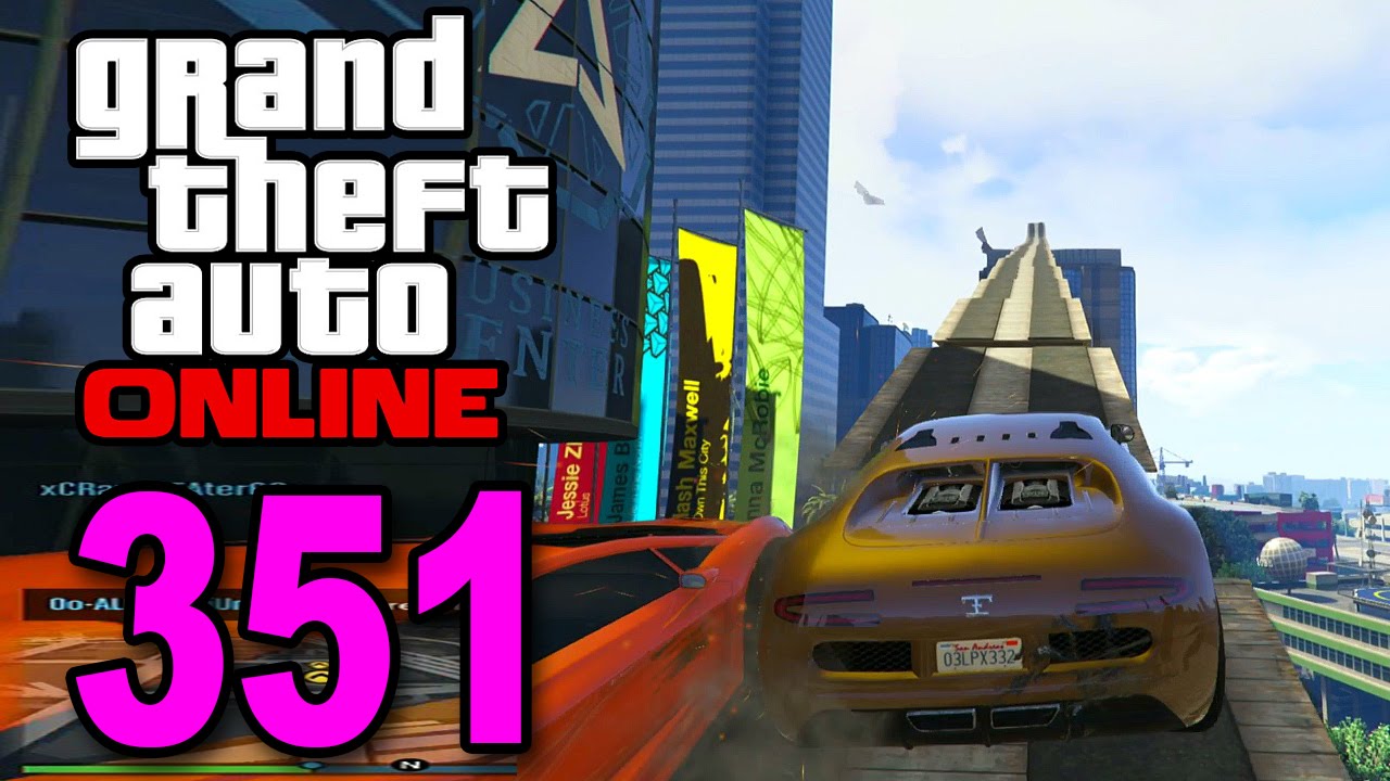Grand Theft Auto 5 Multiplayer - Part 351 - Jumping and Racing (GTA Online Gameplay)
