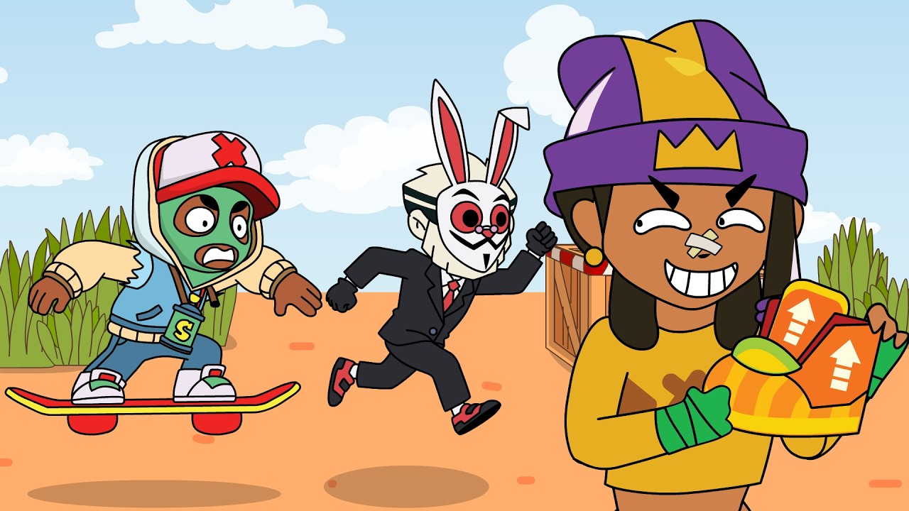 Brawl Stars Animation MINA in SUBWAY SURFERS RUN