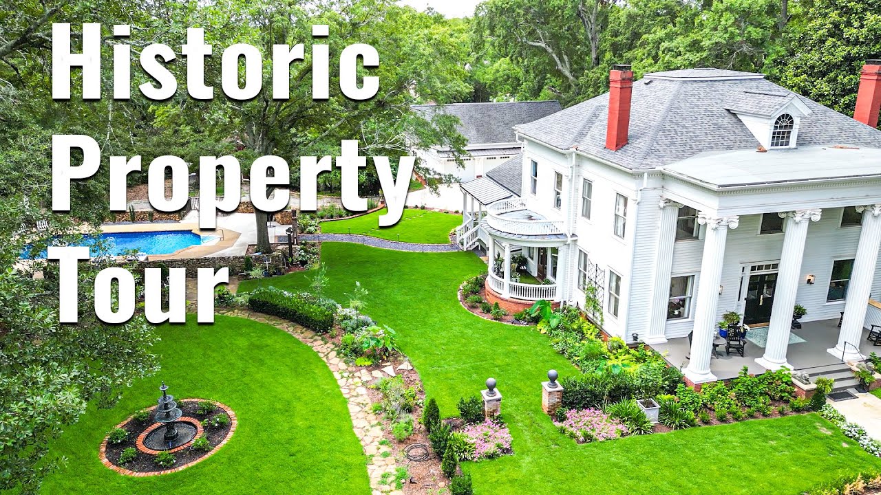 Sensational Historic Madison, Georgia Property - Drone Tour