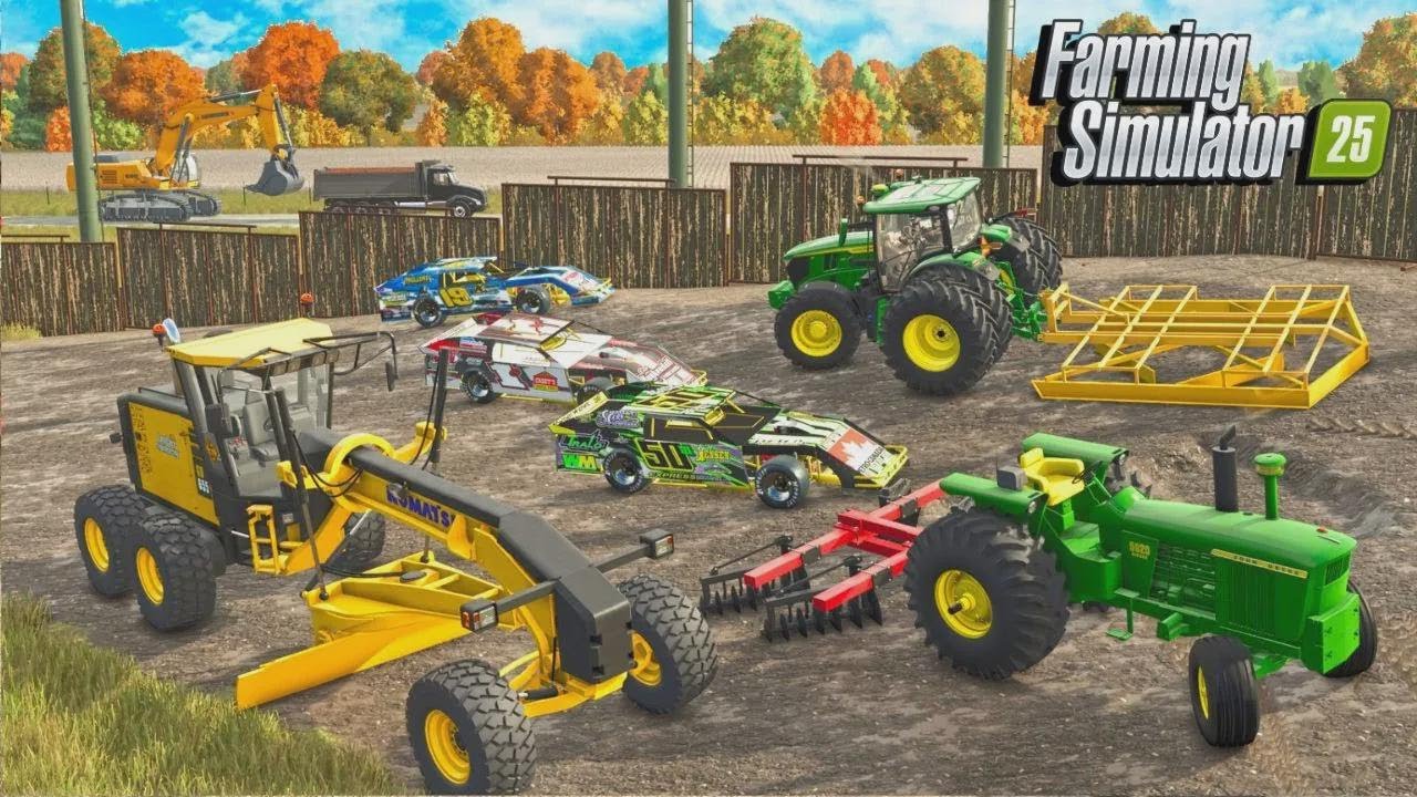 Construí uma pista de terra de $1.000.000 para a cidade? | Farming Simulator 25
