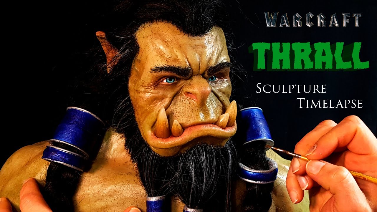 Thrall Sculpture Timelapse - World of Warcraft