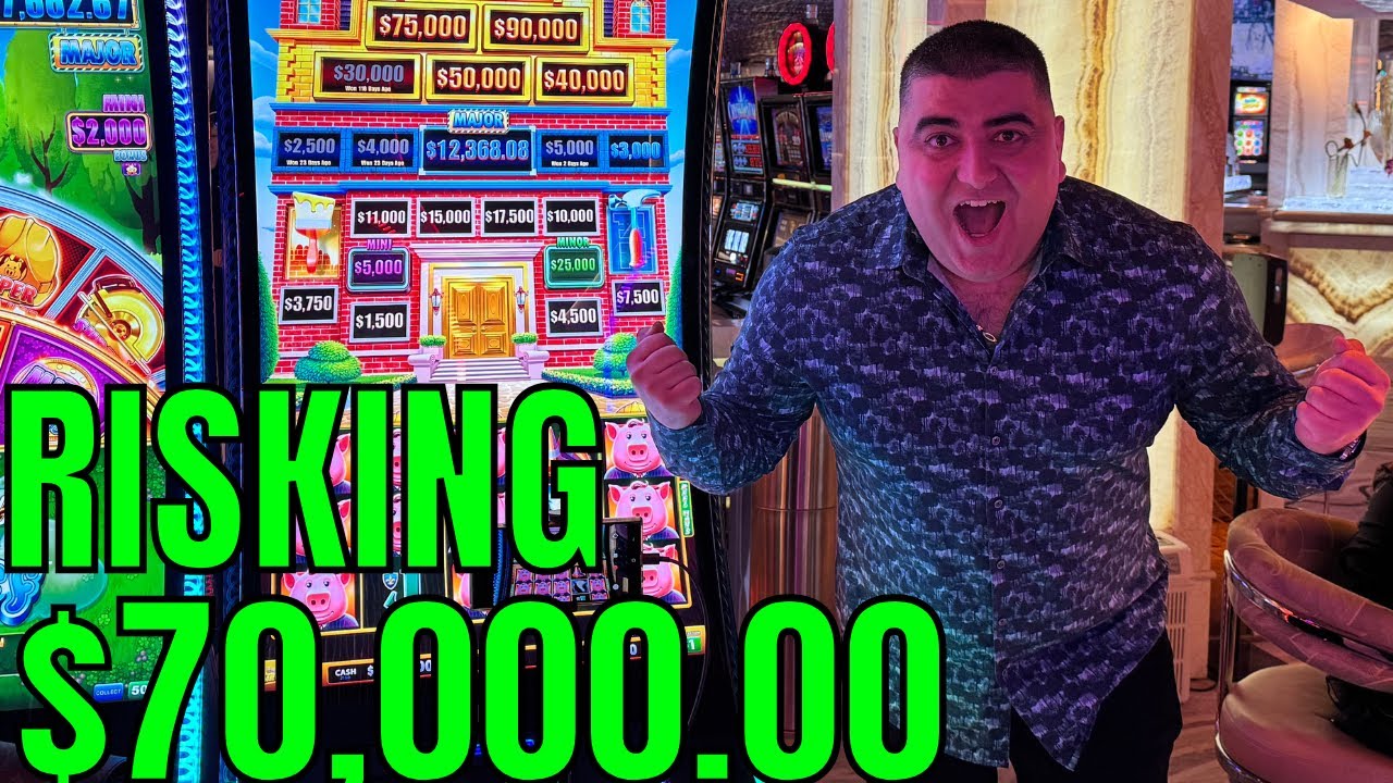 Risking $70,000 on MASSIVE High Limit Slot Bets! 💸 INSANE GAMBLE! 🎰
