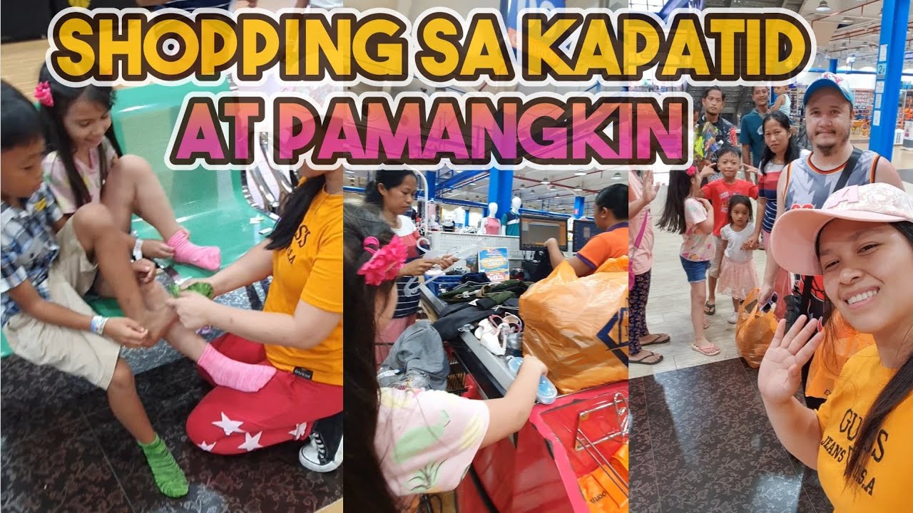 PINAG SHOPPING KO ANG MGA KAPATID KO AT PINASOK ANG MGA BATA SA PLAYGROUND FIRST TIME PALA NILA