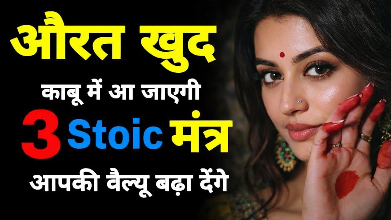 3 Stoic मंत्र जो औरत को खुद काबू में ले आए | अपनी वैल्यू कैसे बढ़ाएं? | Riya Secrets