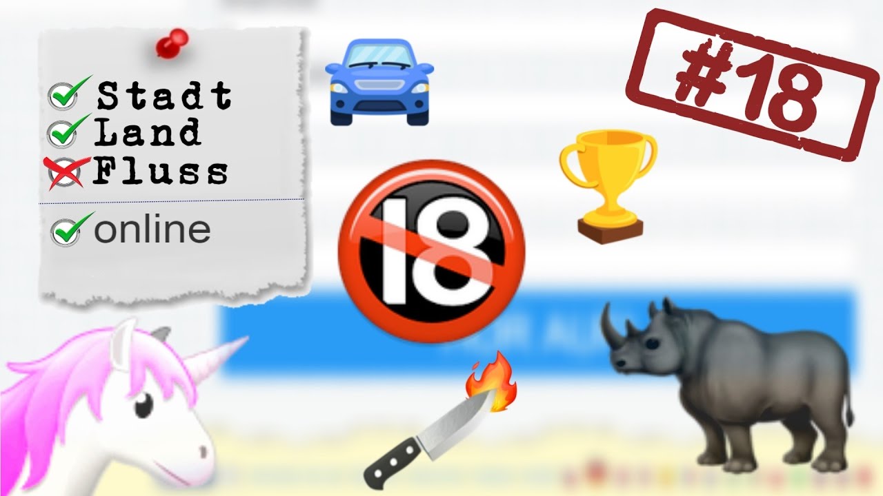 1000 GRAD HEISSES MESSER vs. Ar*** ;D | Stadt Land Fluss Online #18
