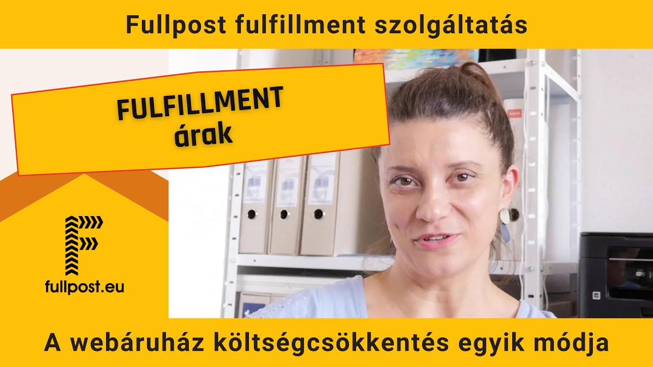 Fulfillment árak - 3 költségtípus a fulfillmenttel kapcsolatban