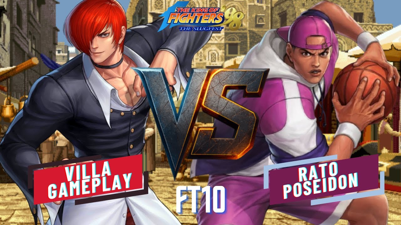 ►LIVE SHORTS ►VILLA GAMEPLAY VS RATO POSEIDON FT10 [KOF 98] + KOF COM A GALERA  ► GGPO E FC2