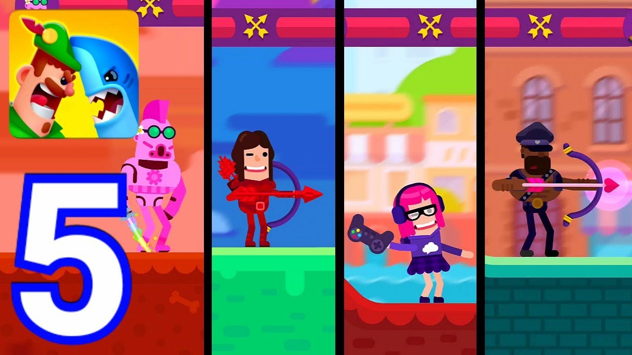 Ultimate Bowmasters-(Gameplay 5)-4 Nuevos Personajes