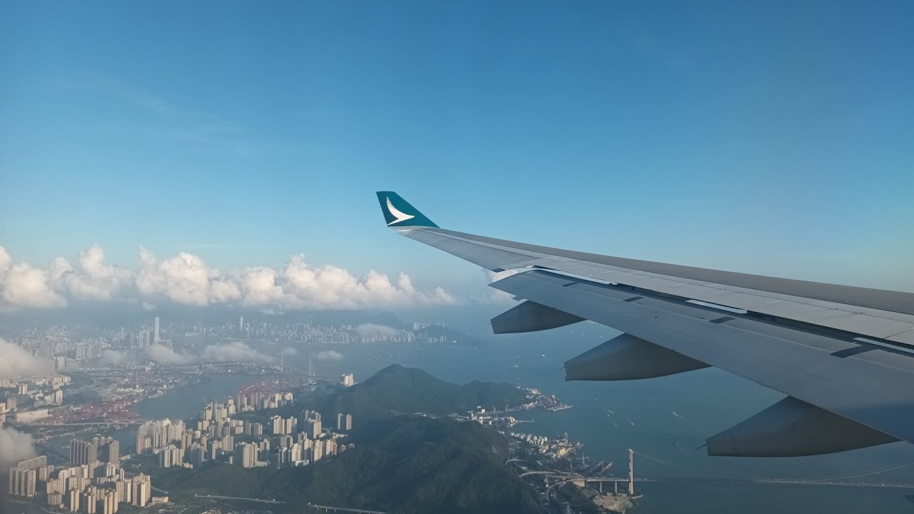 CATHAY PACIFIC | Hangzhou Xiaoshan - Hong Kong | CX 961 | Landing 25R | Airbus A330-300