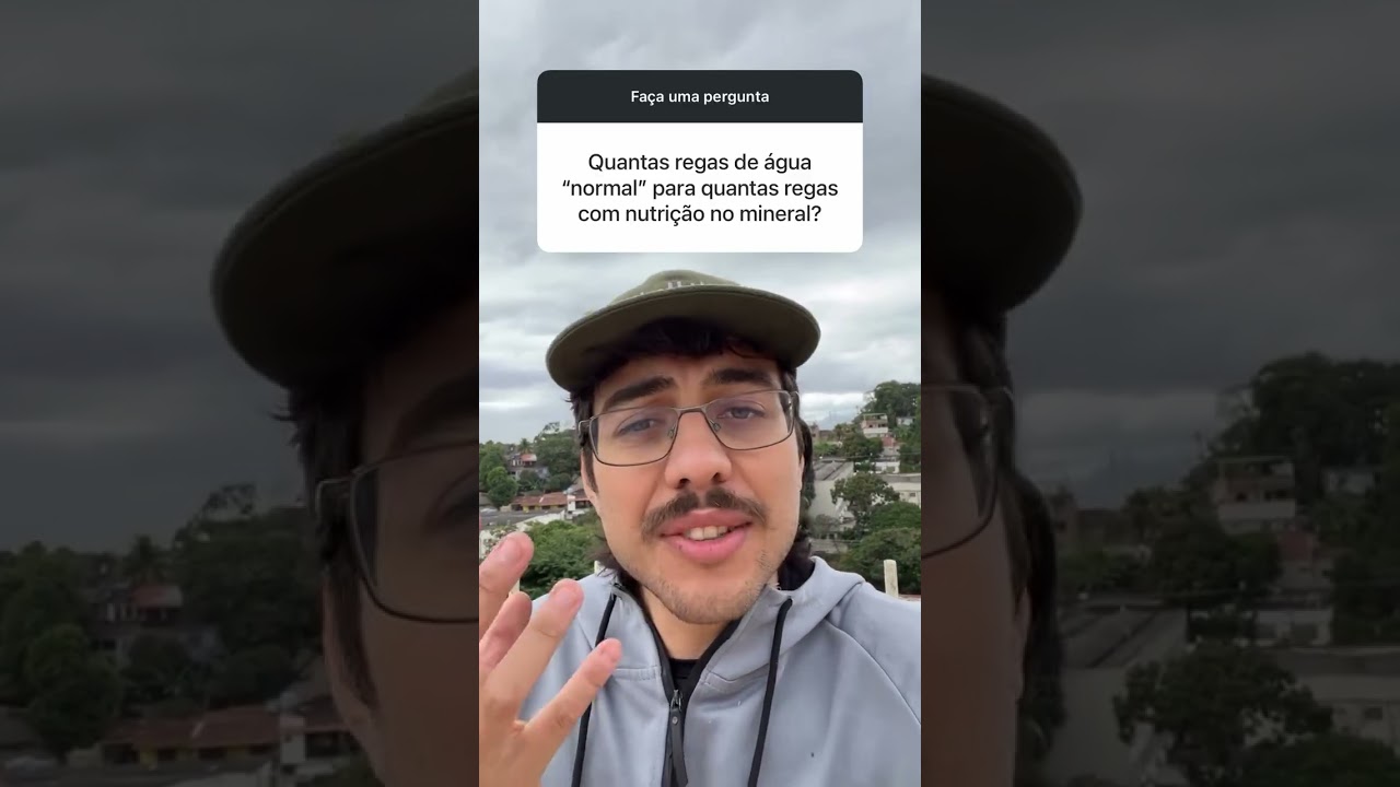QUANTAS REGAS com NUTRI&Ccedil;&Atilde;O devo FAZER no MINERAL?
