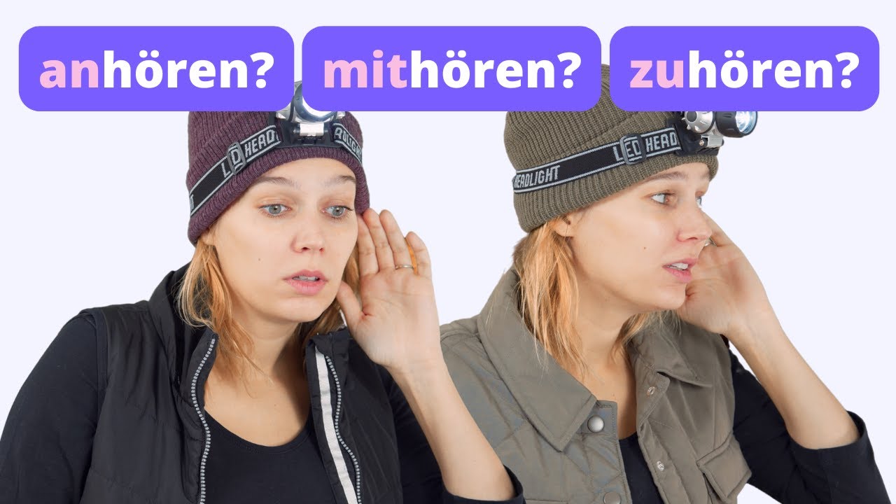 zuh&ouml;ren? anh&ouml;ren? What is the difference? 🇩🇪