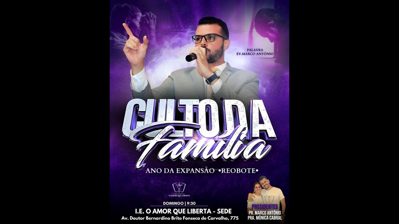 Domingo Culto da Família #4 - 2026 - I.E. O Amor Que Liberta