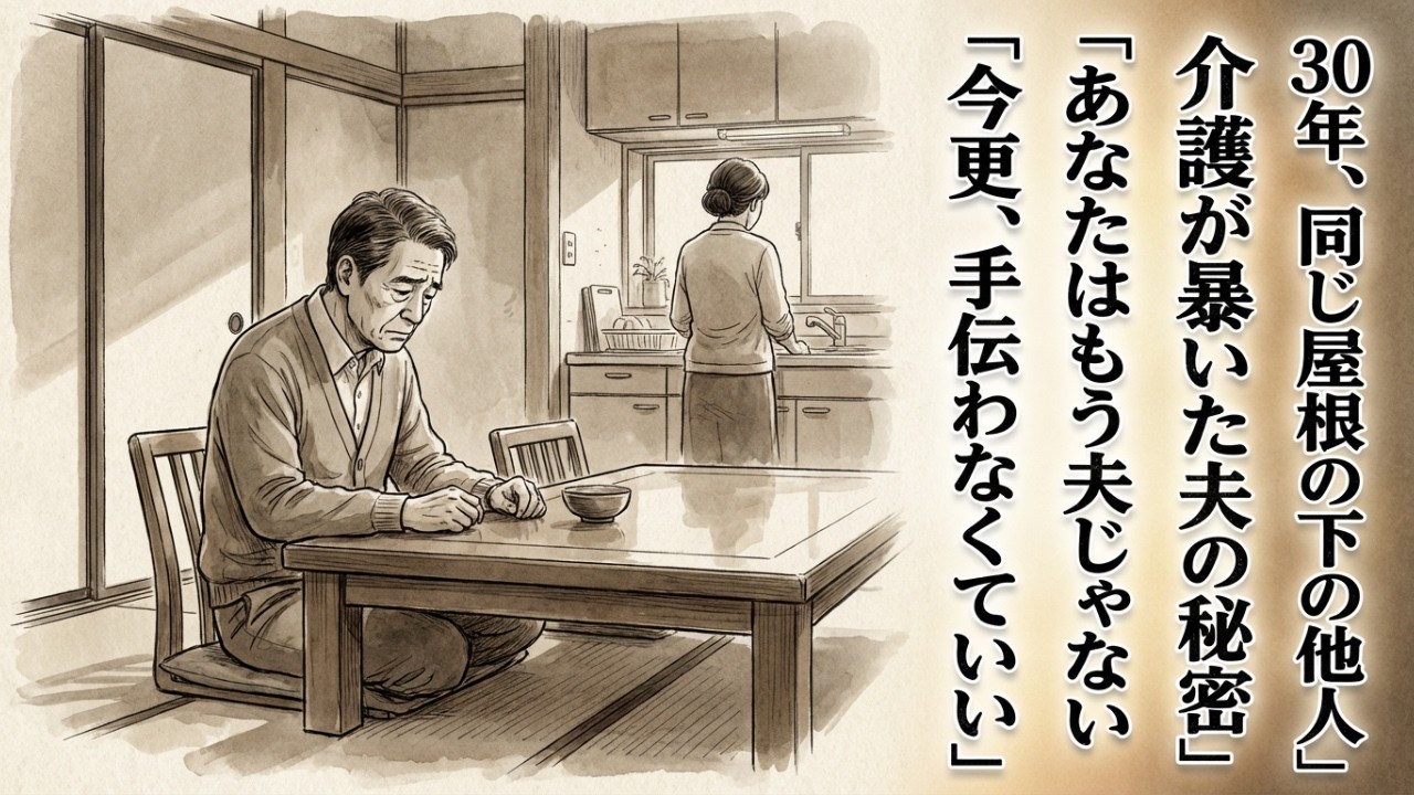 【老後破綻】60代夫、30年家庭内別居…妻の介護中に発覚した“隠し借金”と「今更聞かれても困る」#60代夫婦