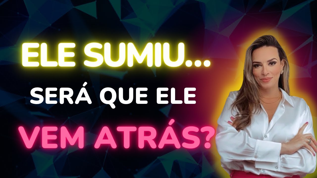 Ele SUMIU, será que ele VEM ATRÁS?