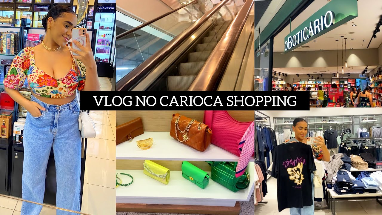 VLOG NO CARIOCA SHOPPING FUI PELA PRIMEIRA VEZ + COMPREI UM PRESENTE DE ANIVERSÁRIO