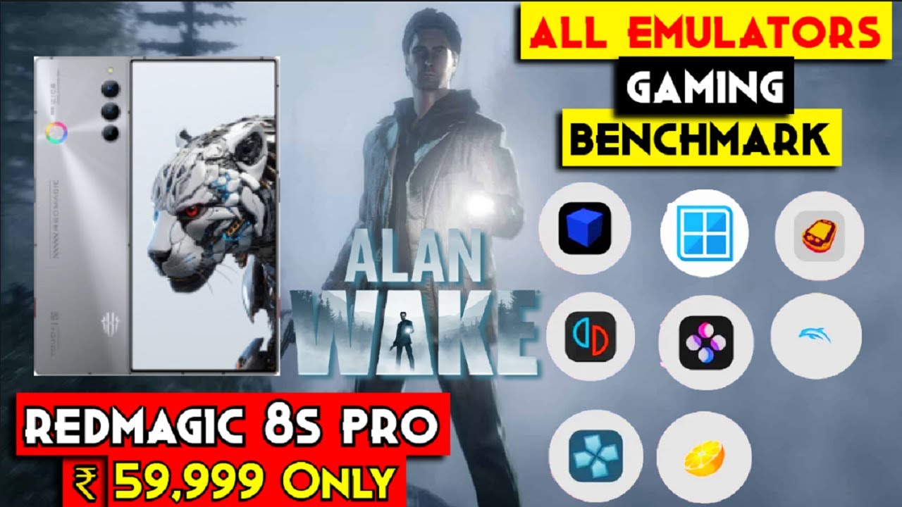 Red Magic 8S Pro Benchmark : - Alan Wake Remastered - Yuzu - Aethersx2 - Vita 3k All Emulators