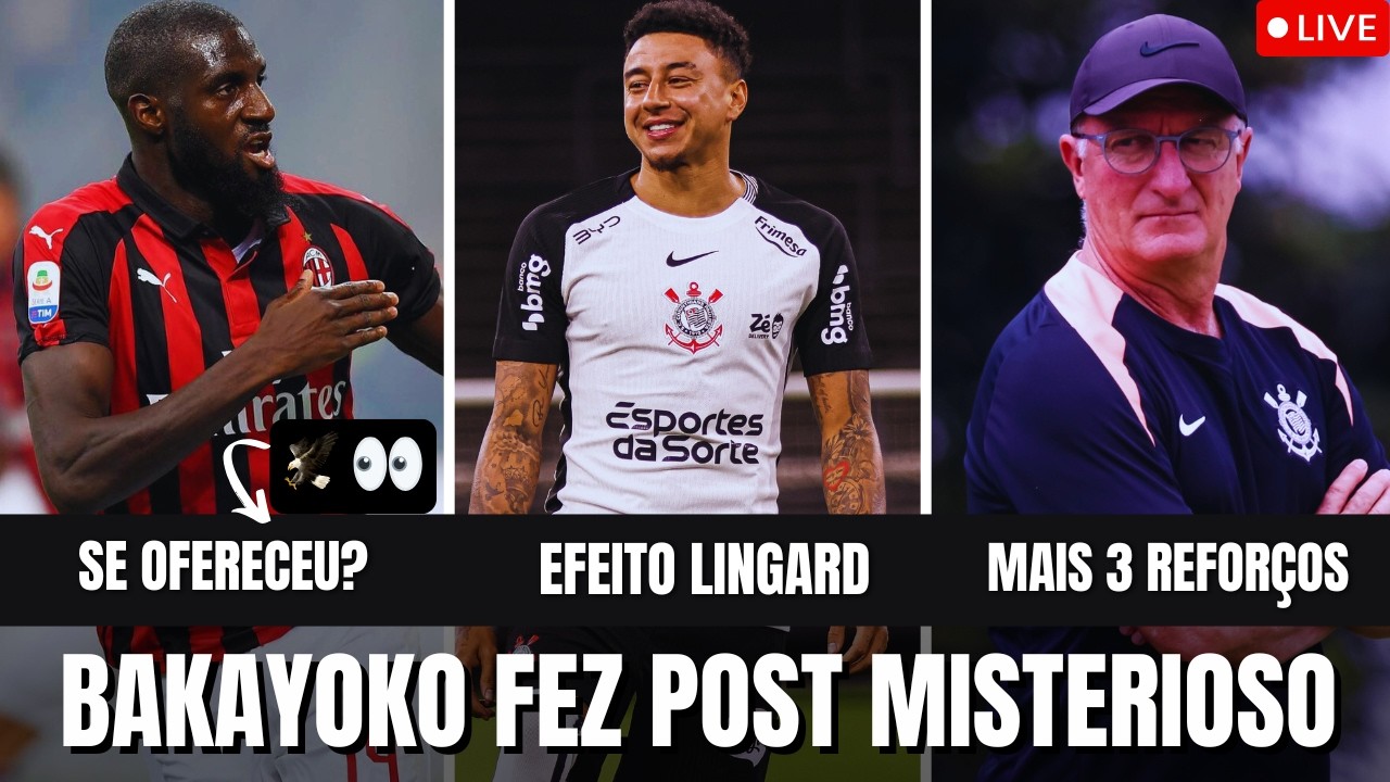 QUER VIR? BAKAYOKO FEZ POSTAGEM MISTERIOSA | EFEITO JESSE LINGARD | DORIVAL PEDE MAIS 3 REFORÇOS