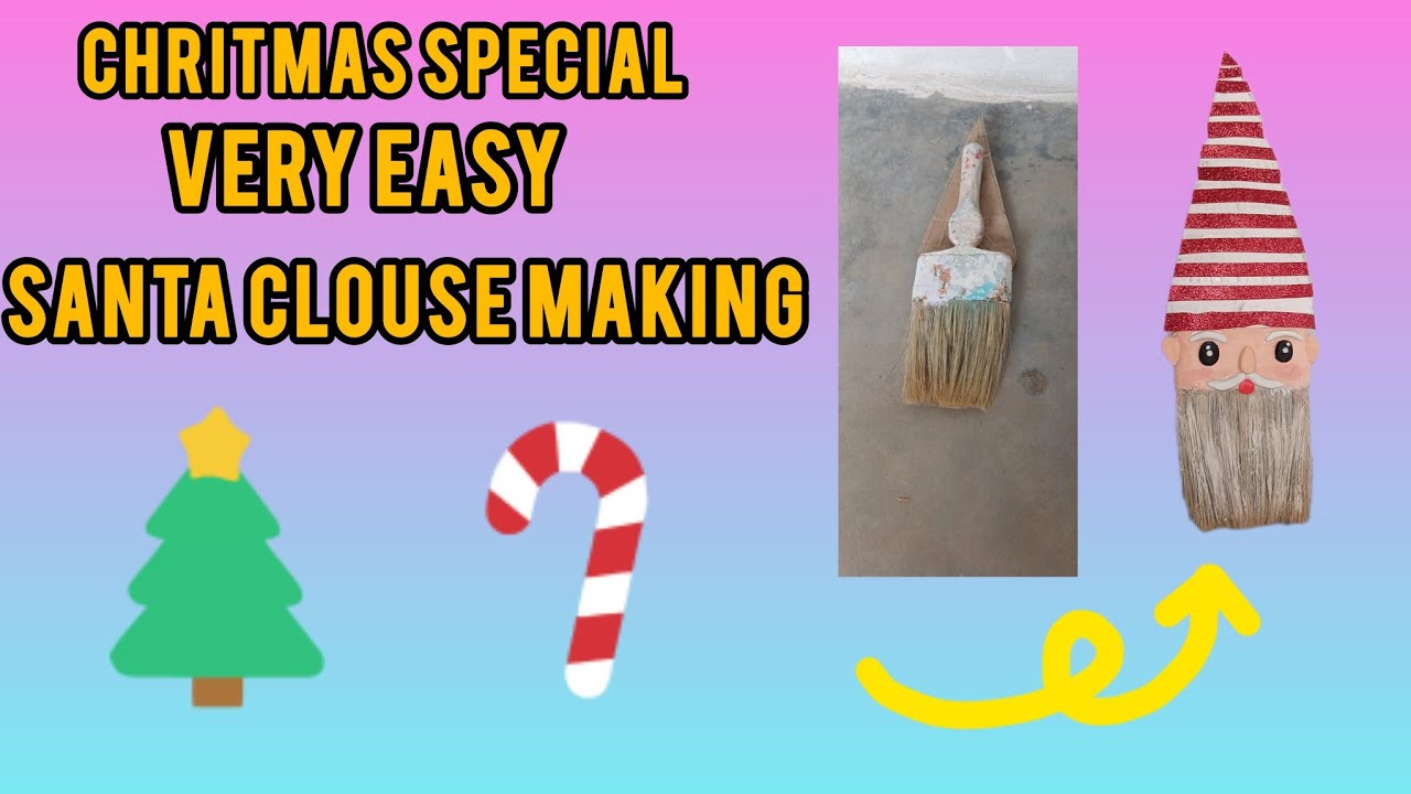 Diy Santa 🎅| how to make santa clouse| #santa #diy #craft#diysantaclause#viralvideo #shortfeed #vira