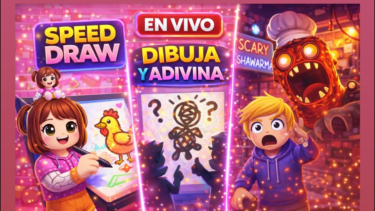 DIBUJAMOS🗣️JUGAMOS ROBLOX🗣️