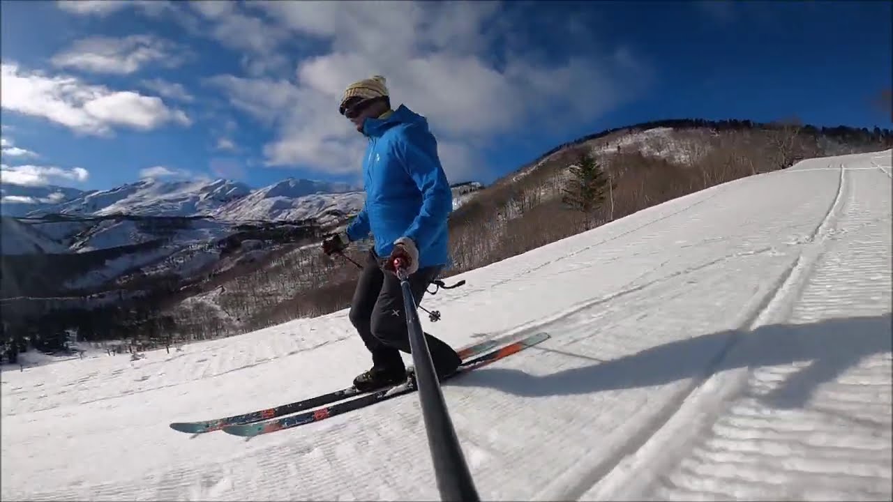 260226/ Right now, Tsuga-no-Mori is the perfect spot for light skiing — from beginner to expert.