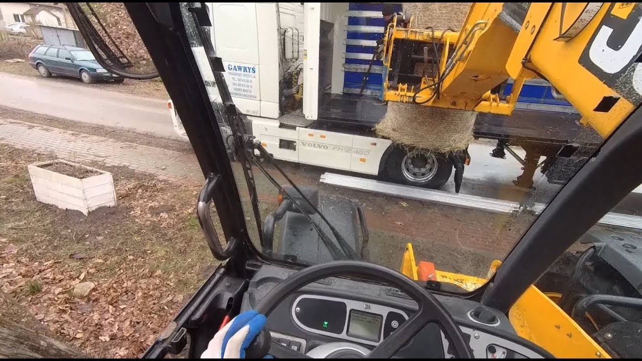 Vlog#70 Załadunek Ciężarówki  JCB Agri Plus 531/70