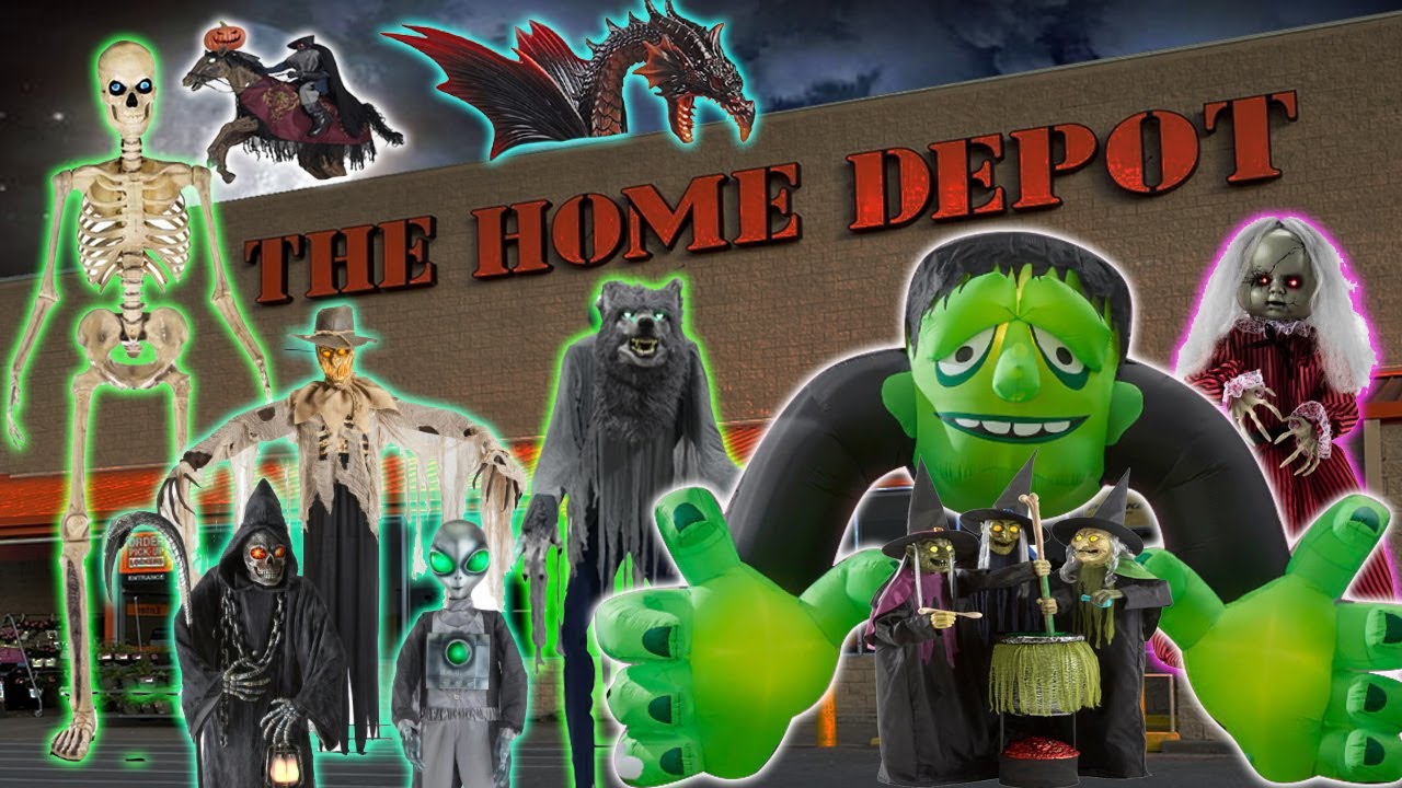 Home Depot Halloween Store Walkthrough Compilation! All Our Videos from the Past 4 Years!