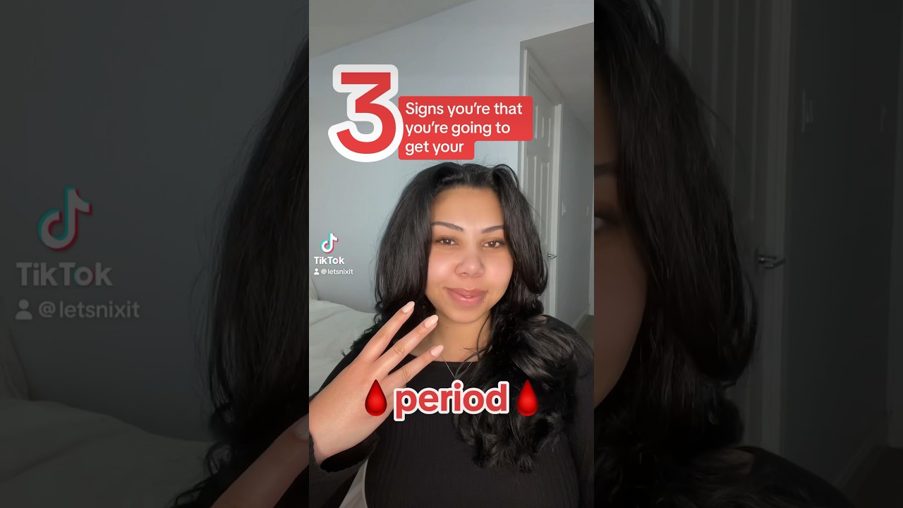 3 signs you&rsquo;re about to get your period! #nixit #periodpower #periods #heavyperiods