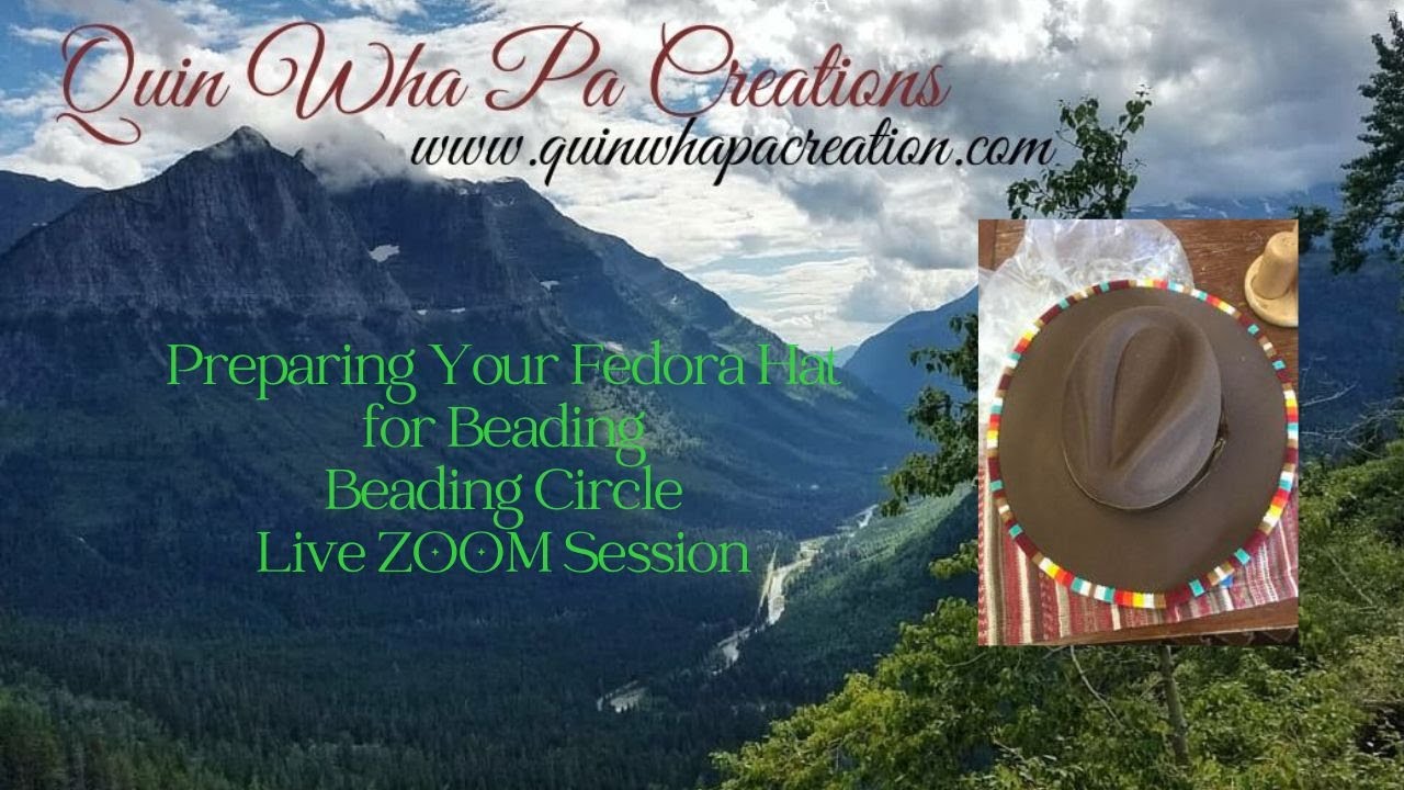 Preparing Your Fedora Hat For Beading