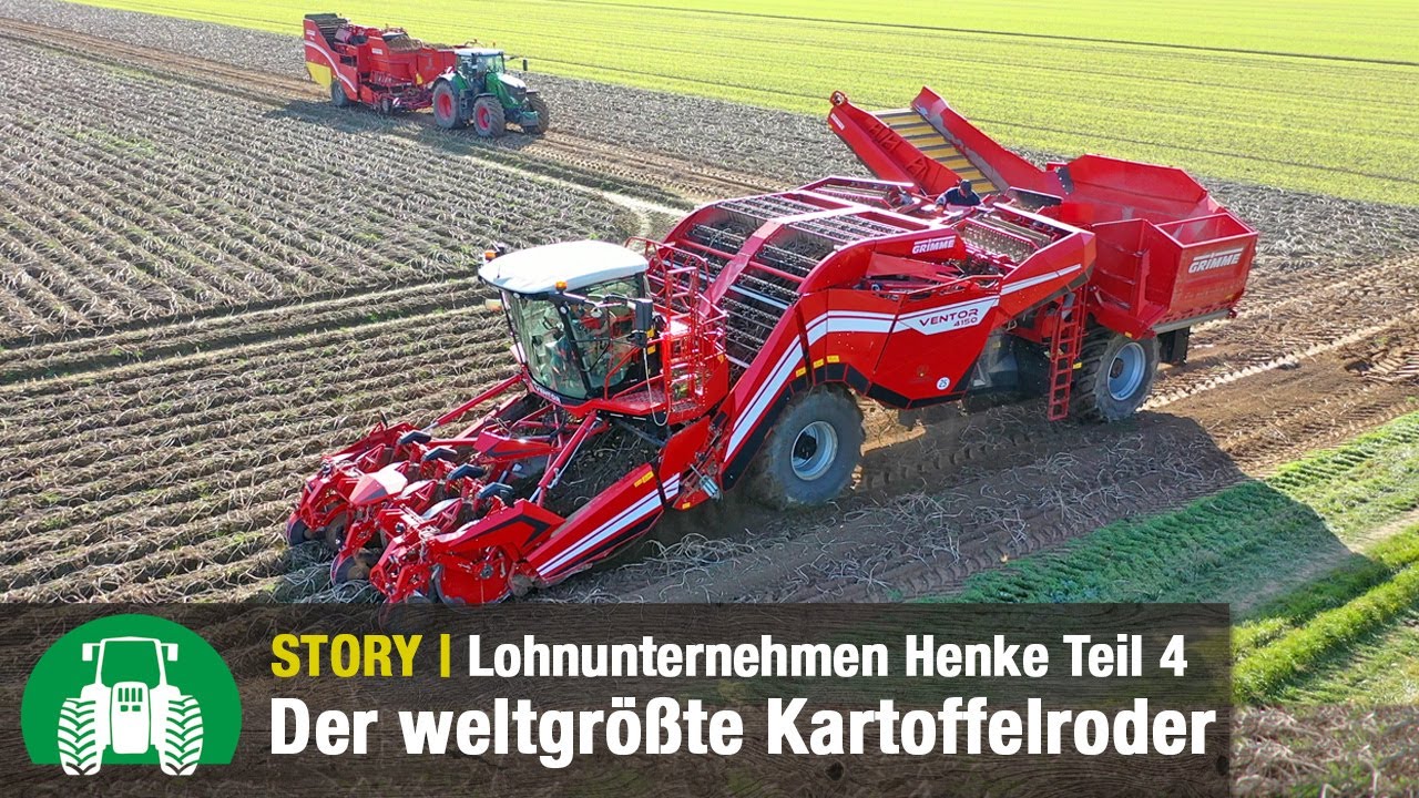 Lohnunternehmen Henke – Kartoffelroden & Körnermais | u.a. Grimme Ventor und Claas Lexion | Teil 4