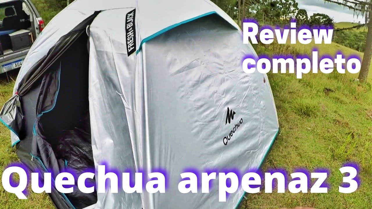 Tudo sobre Barraca Quechua arpenaz 3 fresh Black | Decathlon