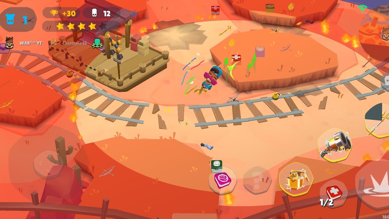 I unlocked a new character from zoo cage zooba#brawlstars#zoobafreeforall#minecraft#cyborg 