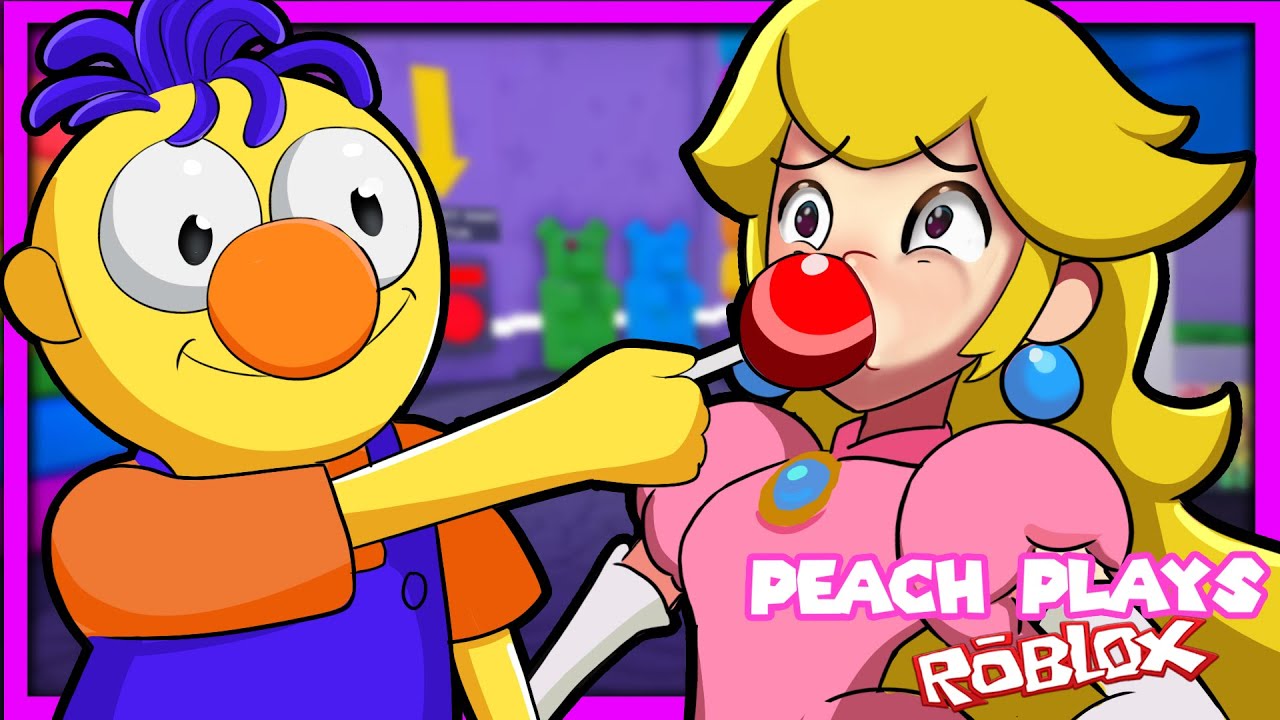 👑 ESCAPE CREEPY MR CLYDE [FIRST PERSON OBBY] | Peach Plays Roblox Escape Mr Gumdrops Candyshop