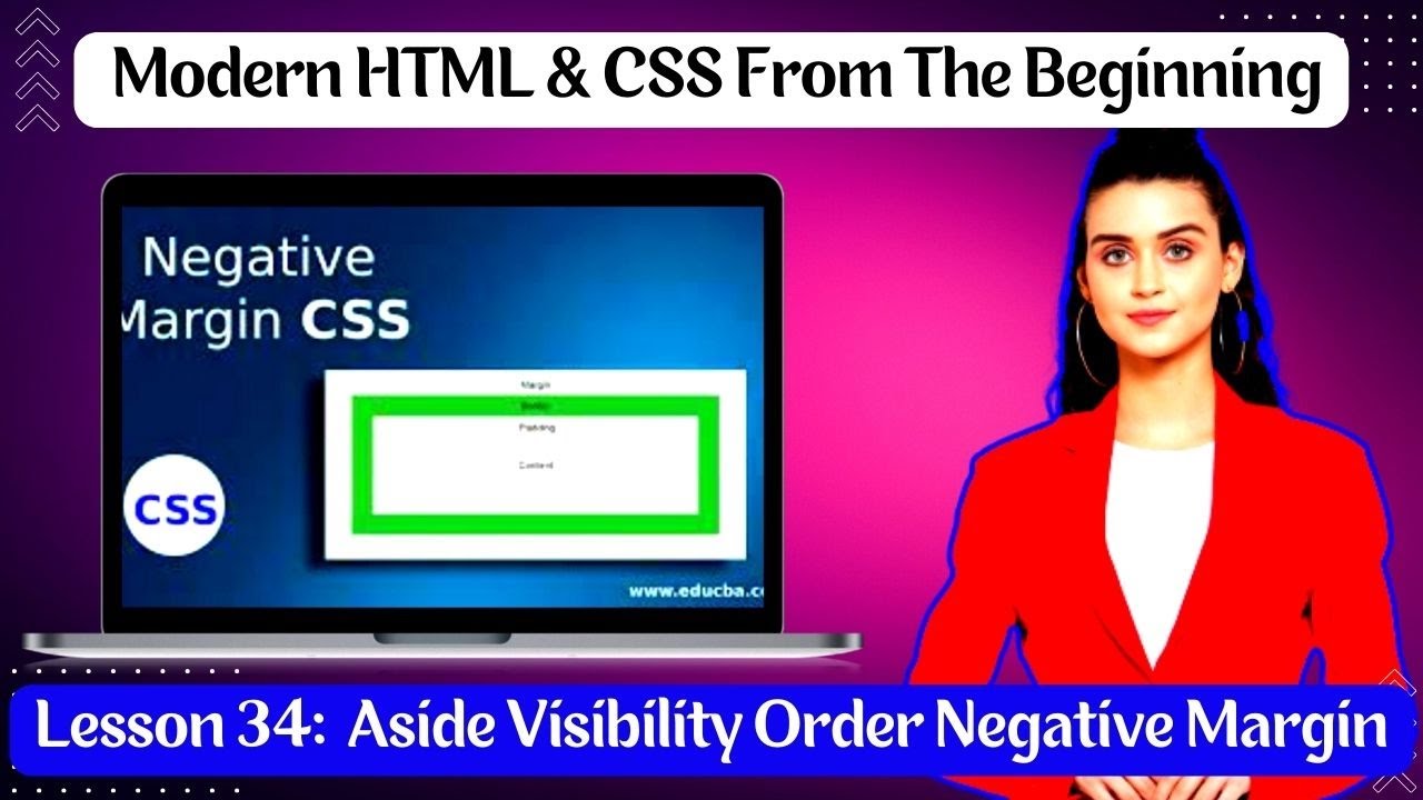 Lesson 34. Aside Visibility Order  Negative Margin #html, #CSS , #Basic_CSS ,#Freelancing_Help_Zone