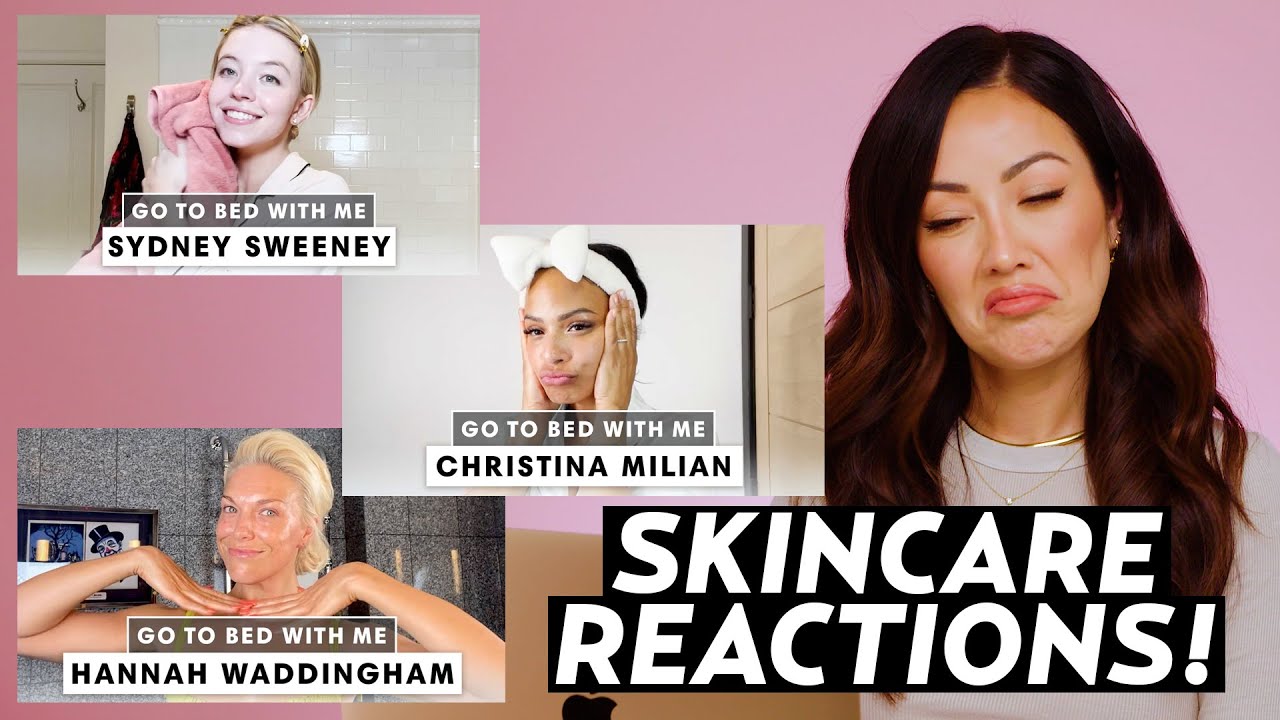 Reacting to Celebrity Skincare Routines from Sydney Sweeney, Christina Milian, & Hannah Waddingham!