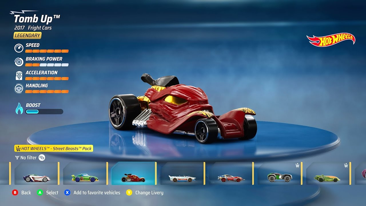 Hot Wheels Unleashed - Quick Race: Jurassic Skatepark - Tomb Up