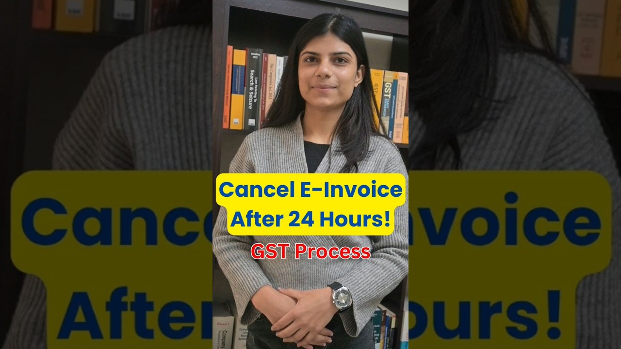 How to Cancel an E-Invoice After 24 Hours of Generation (GST) #shorts #trisuka