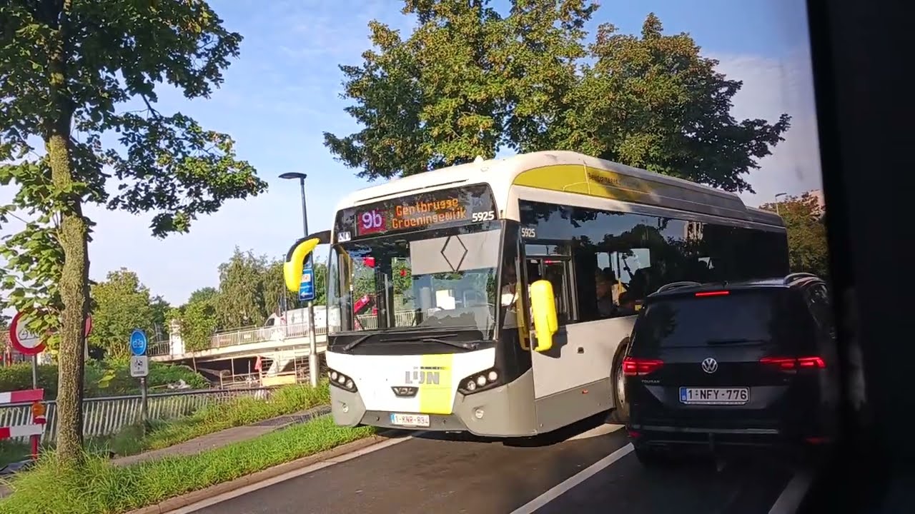 [De Lijn] VDL Citea SLF Hybrid sur la ligne 9b entre Gent St Pietersstation et Mariakerke Jutestraat