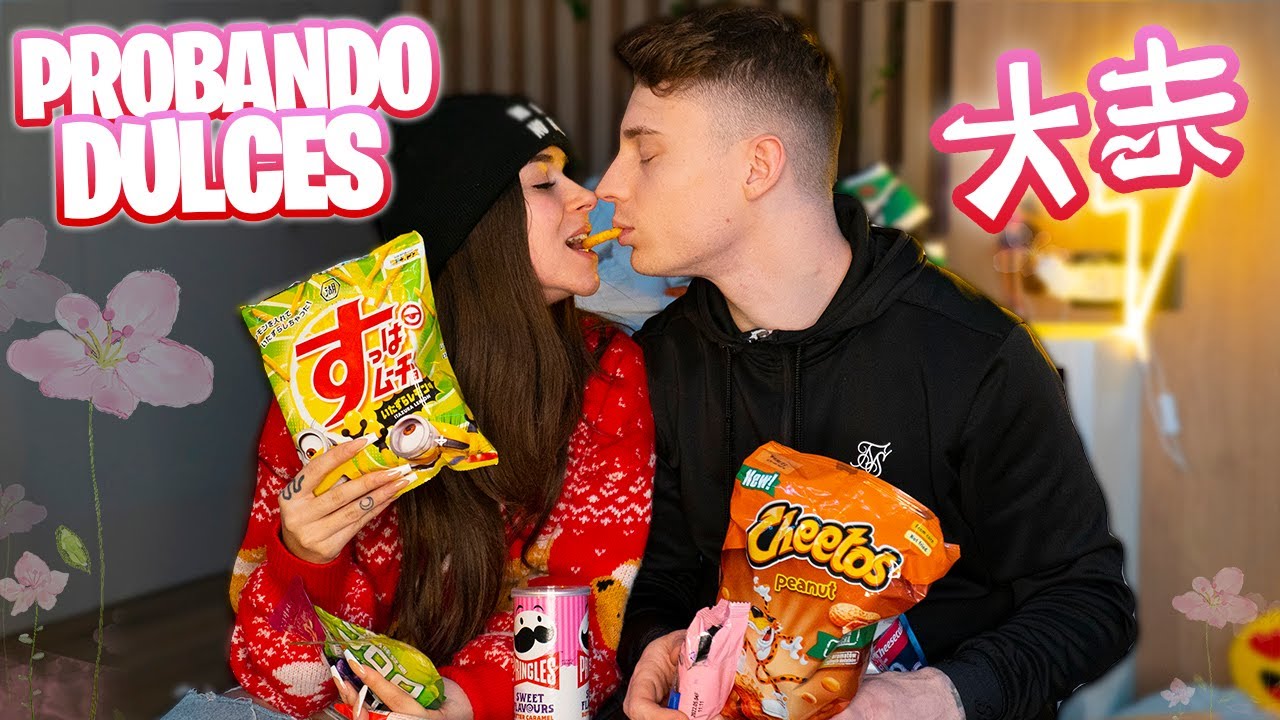 PROBANDO DULCES JAPONESES CON MI NOVIA !! *acaba vomitando* Exi