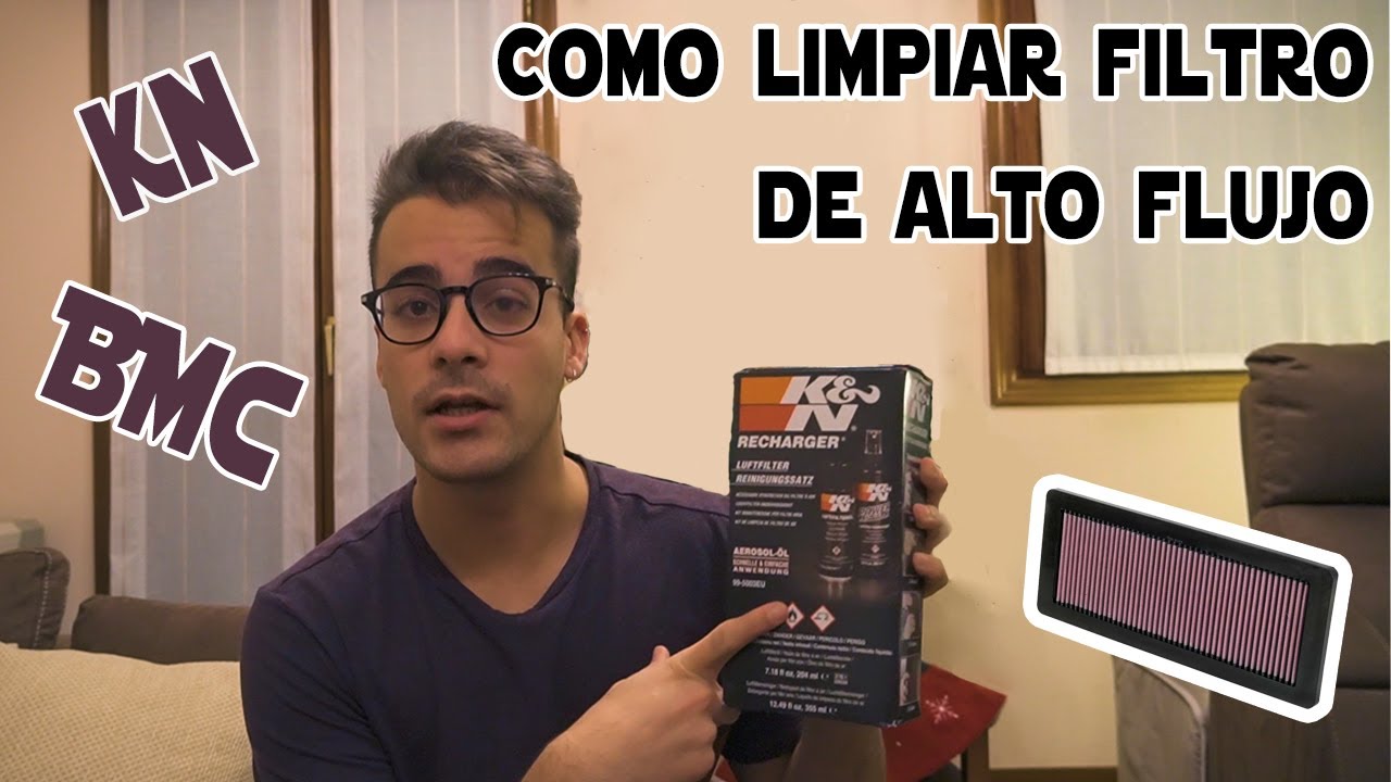 COMO LIMPIAR UN FILTRO DE AIRE  (K&N, BMC....)