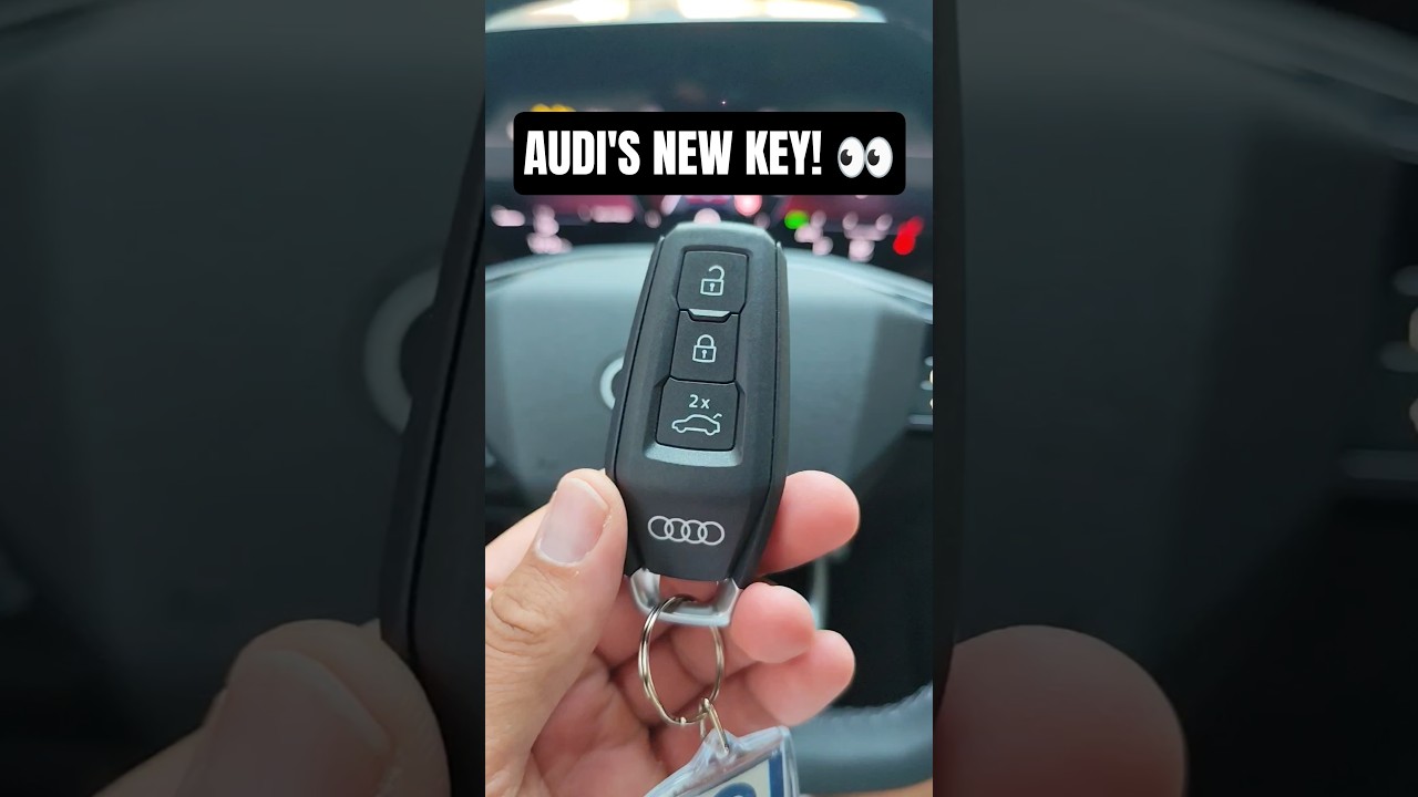 THIS is AUDI's new Key for the A6 *disappointing*?! #audi #audiavant #audia6 #shorts #catchingcars