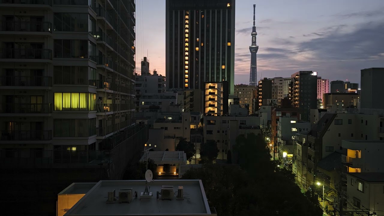 Tokyo SkyTree Sunrise Time-lapse