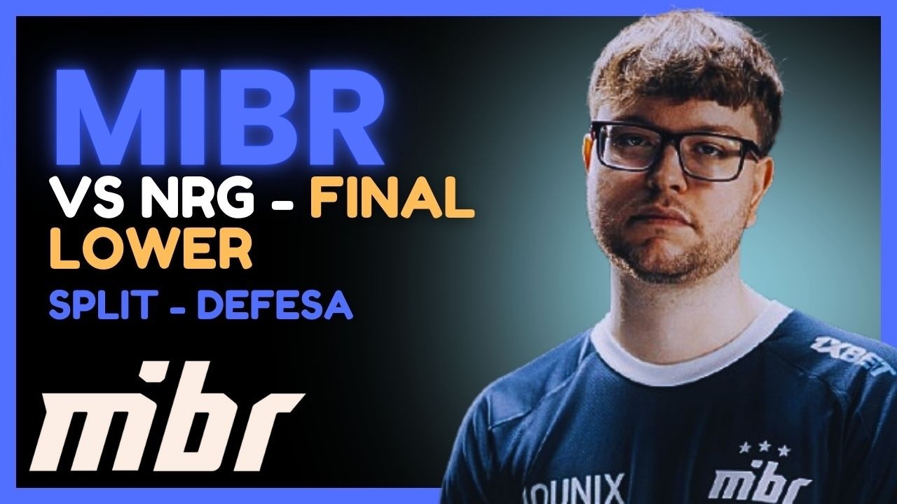 O QUE ACONTECEU COM A DEFESA DO MIBR??? - MIBR VS NRG (SPLIT - DEFESA)  || Análise VCT Kickoff