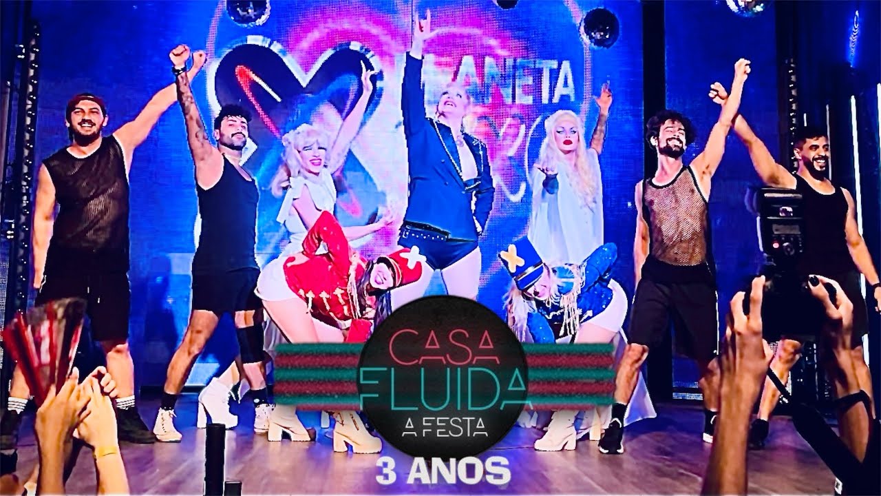 Especial Xuxa na Festa de 3 anos da Casa Fluida na Blue Space.